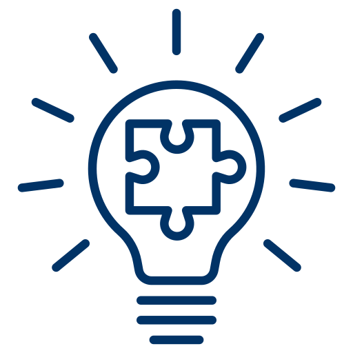 light bulb as an icon